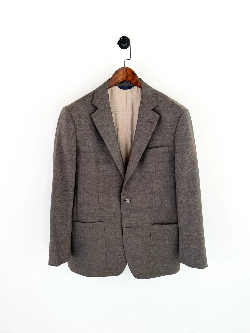 Brooks Brothers Slim Italian Wool Blazer in Light Brown Sport Coat Men's 42R